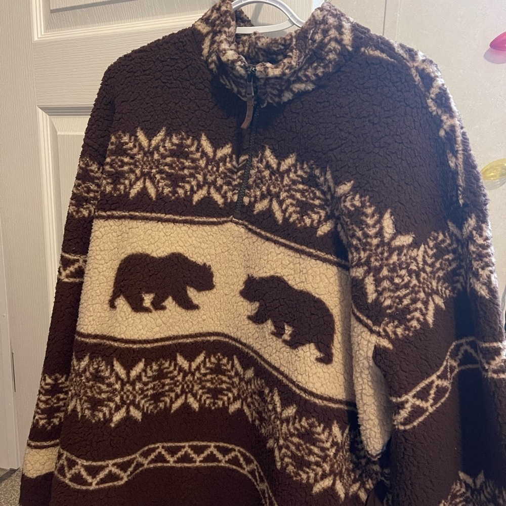 Old Navy Men’s Oversized Fleece Quarter-Zip